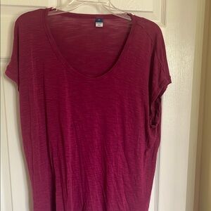 Old Navy Pink Relaxed Short Sleeve Tee